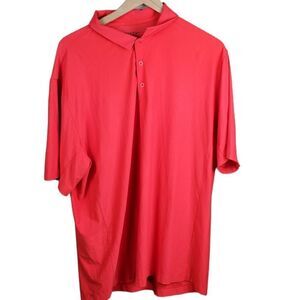 Nike Red Dry Fit Golf Polo Shirt